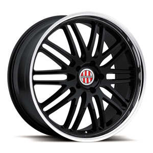 22x10 Victor Equipment Lemans Gloss Black Mirror Lip HPO