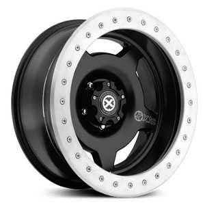 15x9 ATX Series AX756 Slab Satin Black w/ 6061 Bead Ring REV