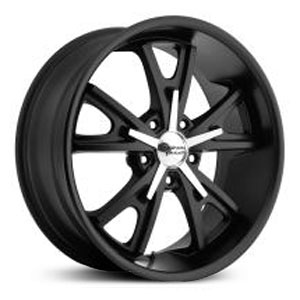 22x11 American Racing Daytona Satin Black Machined HPO