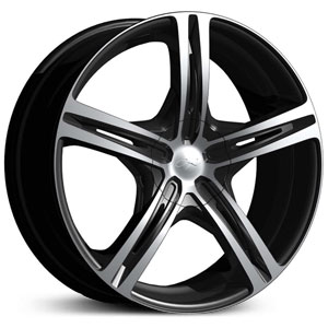 CX - Chrome Xpressions 817MB CX17 Machined w/ Gloss Black Accents