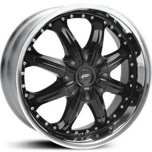 22x9.5 Dale Earnhardt Jr Octane Gloss Black Machined Lip MID