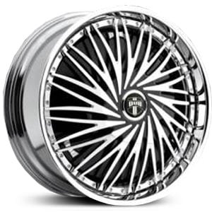 30x10 Dub Rebellion Spinner Chrome MID