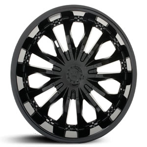 22x9.5 Dynasty 837 Black HPO