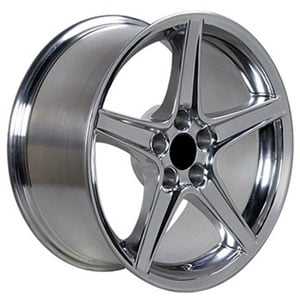 18x9 Ford Mustang Saleen FR06 Polished MID