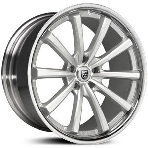 22x9 Lexani CVX-55 Silver Machined Chrome Lip RWD