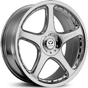 20x8.5 Lorenzo 028 Chrome HPO