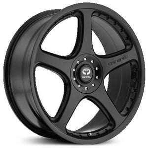 21x8.5 Lorenzo 028 Satin Black HPO