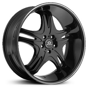 20x10 Lorenzo 031 Gloss Black MID