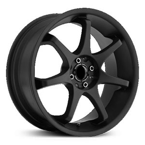 17x7.5 Motegi 125 Satin Black Machined HPO