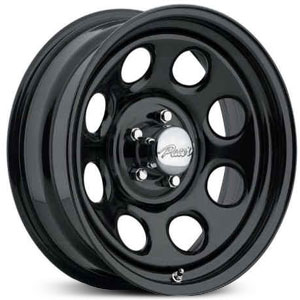 15x7 Pacer 297B Soft 8 Black RWD