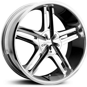 20x8.5 Pacer 778 Tailspin Chrome HPO