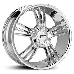 18x8 Platinum Wolverine Chrome HPO