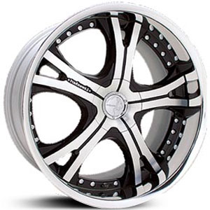 20x7.5 Starr LT5 Black Machined Face/Lip HPO