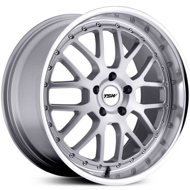 TSW Valencia  Wheels Silver w/ Mirror Lip