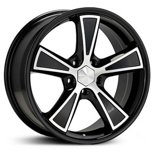 20x10 Ultra Hustler 431 Gloss Black w/ Diamond Cut HPO