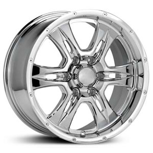 20x10 Ultra Predator 286/287 Chrome 6 Lug REV