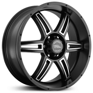 22x9.5 American Racing AR890 Satin Black Machined Face HPO