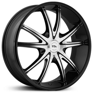 American Racing AR897 Gloss Black w/ Machined Face