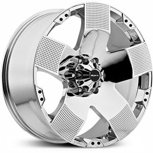 20x9 Ballistic 901 Hyjak Chrome MID