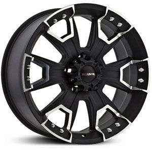 18x9 Ballistic 904 Havoc Black REV