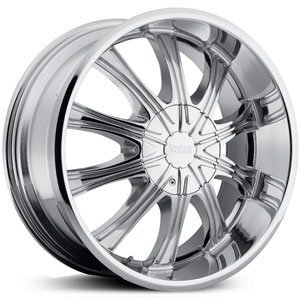 22x9.5 Cruiser Alloy 911 Slice Chrome RWD