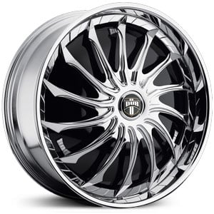 20x8.5 Dub Seeka Spinner Chrome HPO