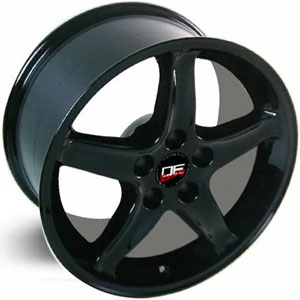 17x10.5 Ford Mustang Cobra 5L FR04 Replica Black MID