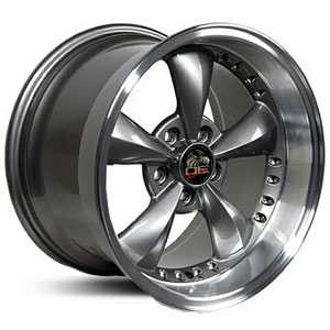 17x9 Ford Bullitt FR08 Anthracite Lip with Rivets MID