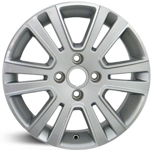 16x6 Ford Focus Silver Machined Face HPO