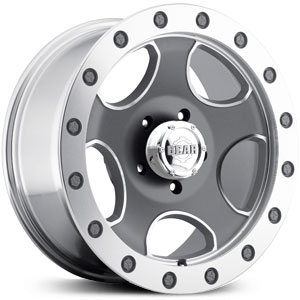17X9 Gear Alloy Kingpin 729MB Bead Blasted w/ Machined Accents RWD