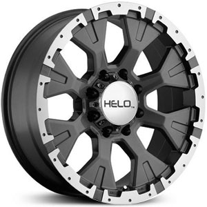17x9 Helo HE878 Dark Silver w/ Mach Flange REV