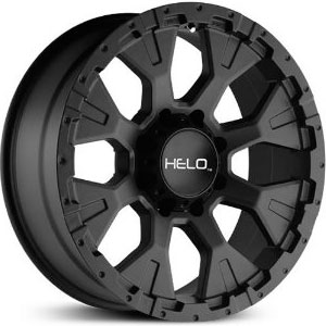 20x9 Helo HE878 Satin Black REV