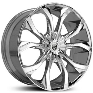 18x8 Lexani Lust Chrome RWD
