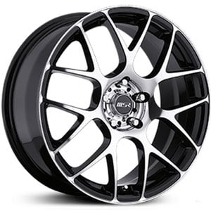 18x8 MSR 095 Superfinished Black HPO