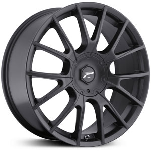18x8 Platinum Marathon 401B Satin Black MID