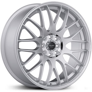 17x7.5 Ruff Racing R355 Hyper Silver w/ Machined Pin Stripe HPO