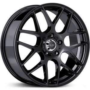 18x8 Ruff Racing R356 Black HPO