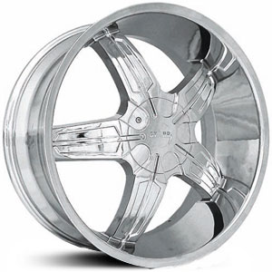 22x9.5 Starr Ascella 150 Chrome RWD