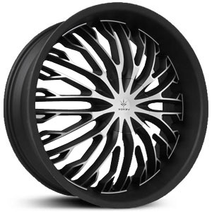 22x8.5 Verde V34 Hydra Matte Black/Machined Face MID