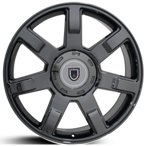 22X9 Cadillac Escalade Replica CA80 Black Chrome MID