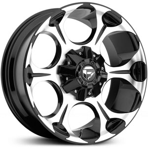 Fuel D524 Dune Gloss Black Machined