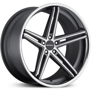 22x11 Lorenzo 197 Titanium Gray Machined w/ SS Lip HPO