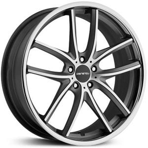 20x10 Lorenzo 199 Titanium Gray Machined w/ SS Lip HPO