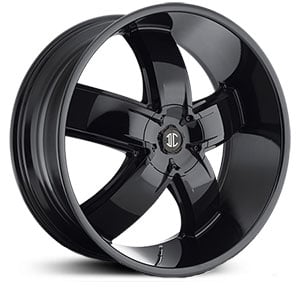 22x9.5 2CRAVE N18 Glossy Black RWD