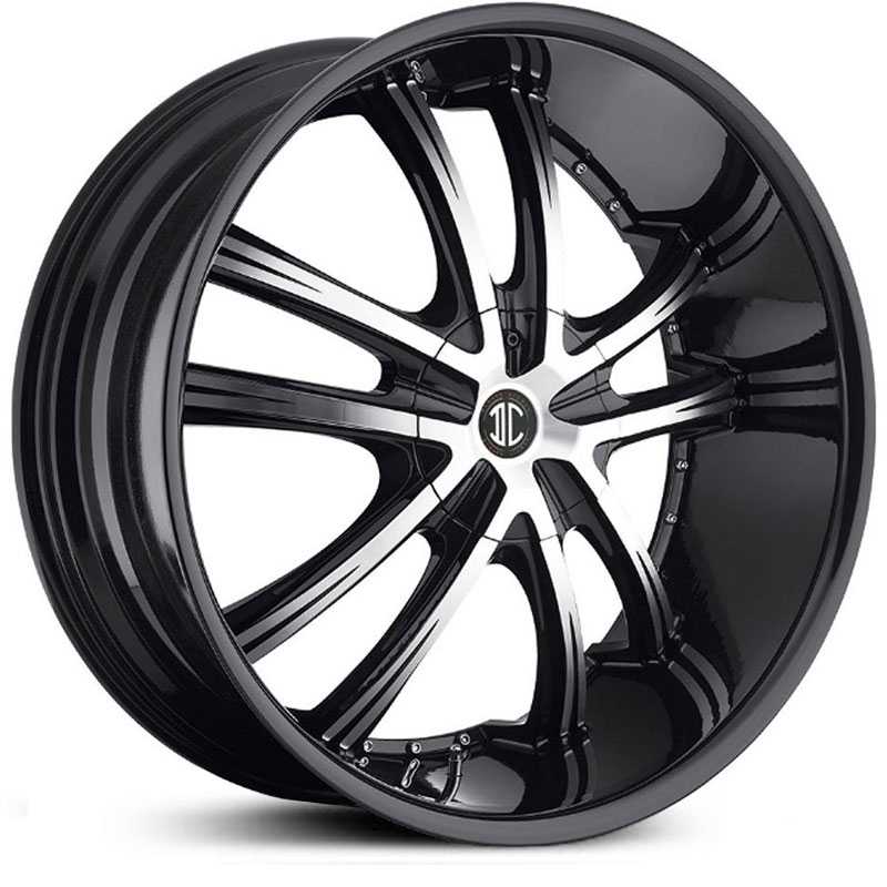 20x9.5 2Crave N21 Glossy Black/Machined Face MID