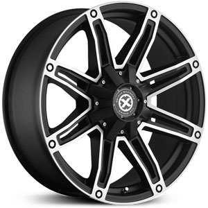 18x8.5 ATX Series AX193 Axe Satin Black Machined MID