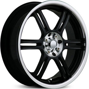 18x7.5 Akuza 424 Gloss Black HPO
