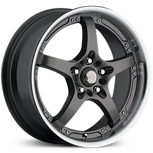 17x7 Akuza 429 Gloss Black HPO