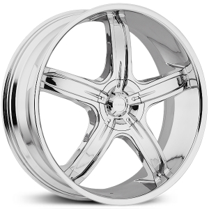 28x9.5 Akuza 844 Lever Chrome RWD