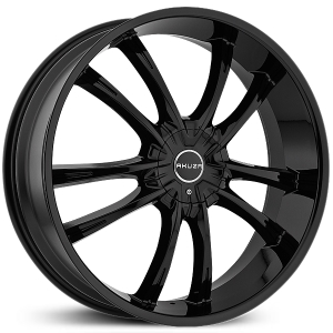 24x8.5 Akuza 847 Shadow Gloss Black HPO